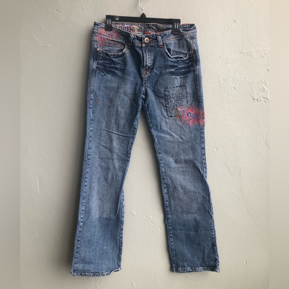 Request Woman’s Size 33 Jeans Embroidered